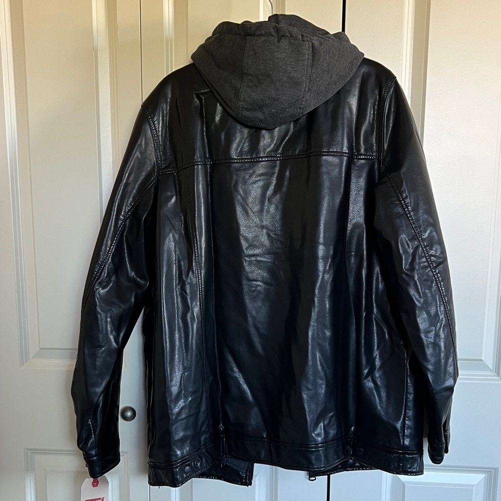 Levi's Black Hooded Jacket - Picture 3 of 5